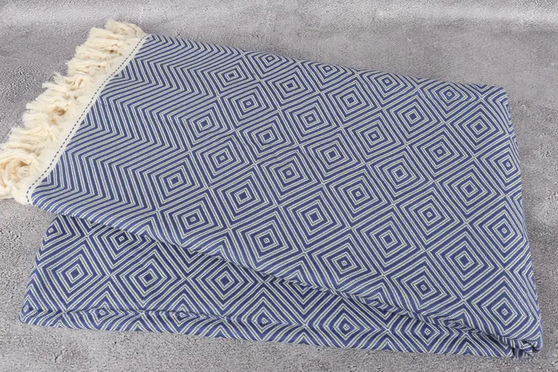 Tablecloth, Organic Throw, Bachelorette Party Favors, 92x80 Cotton Diamond Towel, Wedding Gift For Bride, Decorative Blanket, Turkish Blanket Queen - 6