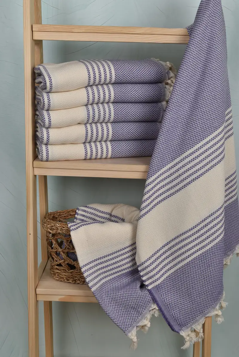 Home Decor Towel, Personalized Beach Towel, 70x40 Cotton Striped Towel, Monogram Turkish Bath Towel, Personalized Wedding Gift, Turkish Towel USA - 3