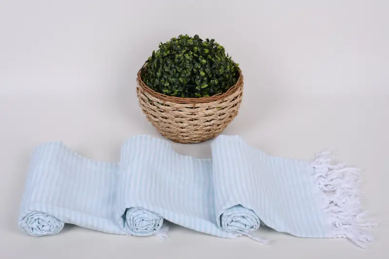 Housewarming Gift, Spa Towel, Turkish Towel USA, 68x36 Cotton Striped Towel, Custom Wedding Gifts, Organic Beach Towel, Merry Christmas Gifts - 8