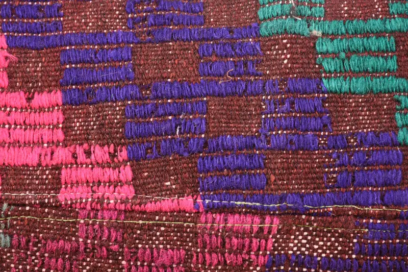 Pillow Case, Square Throw Cushion Case, Interior Designer Pillow, Turkish Kilim Pillow, 16x36 Pink Pillow Sham, Vintage Kilim Throw Pillow - 3