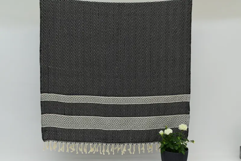 Bridesmaid Gifts, Gift For Bride, Embroidered Turkish Towel, Beach Towel Bulk, Bath towel, Handmade Turkish hammam towel, Custom Turkish Towel - 6
