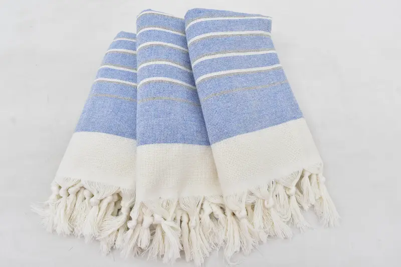 Handmade Gift, Personalized Hand Towel, Wedding Favors, Gift For Mom, 36x18 Cotton Striped Terry Towel, Travel Towel, Bathroom Towels, Gift For Him - 3