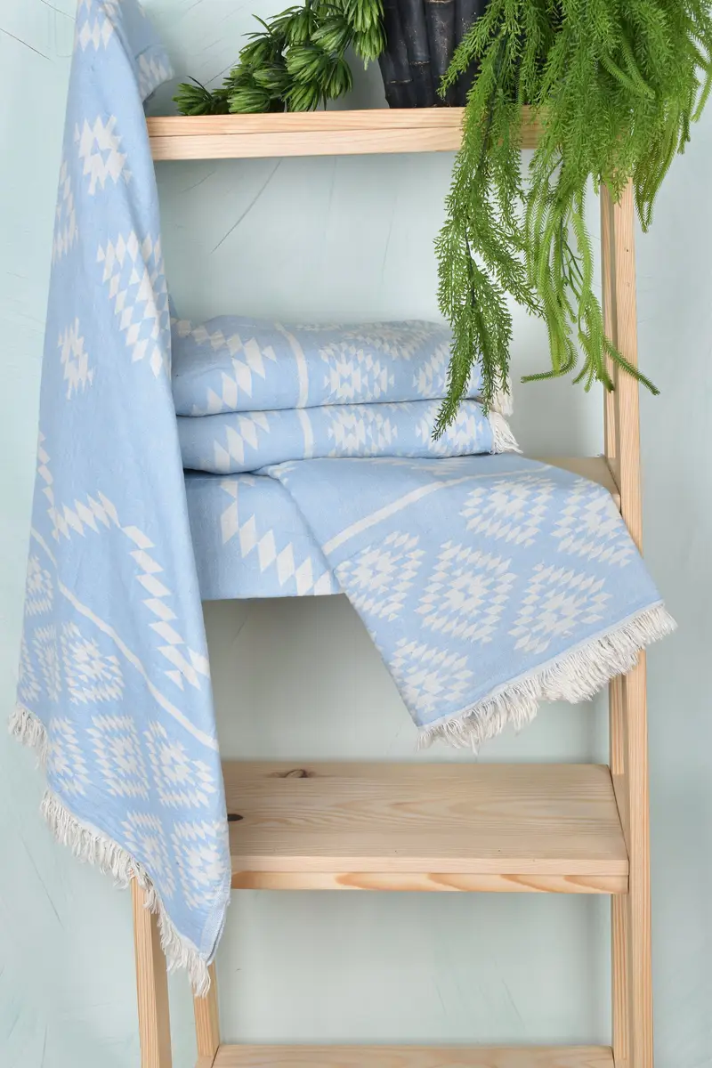 Gifts For Him, Custom Beach Towel, Gift For Best Friend, Gift For Her, 70x36 Cotton Kilim Towel, Best Wedding Gift, Monogrammed Turkish Towel - 7
