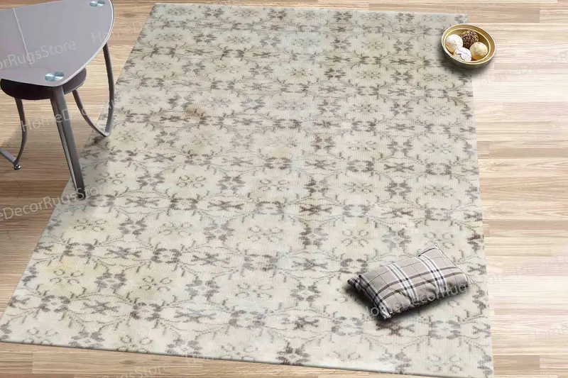 Alfombra con estampado étnico floral: patrones vibrantes para espacios modernos