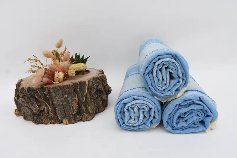 Soft towel, Housewarming Gift, Extra large Turkish bath towel, Organic towel, 68x40 Cotton Striped Towel, Yoga Towel, Memorial Gift, Beach towel - 8