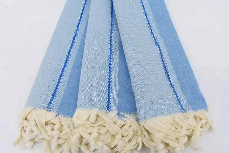 Soft towel, Housewarming Gift, Extra large Turkish bath towel, Organic towel, 68x40 Cotton Striped Towel, Yoga Towel, Memorial Gift, Beach towel - 3