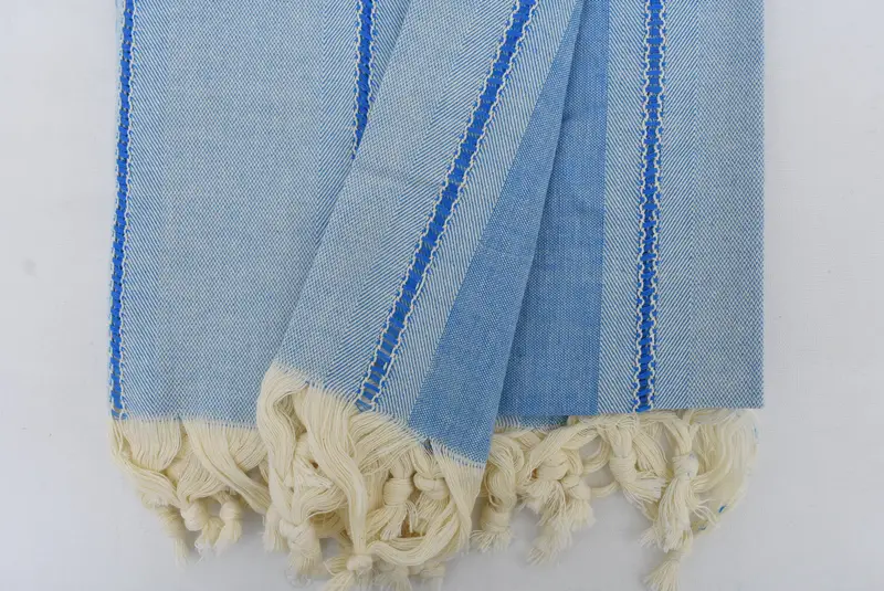 Soft towel, Housewarming Gift, Extra large Turkish bath towel, Organic towel, 68x40 Cotton Striped Towel, Yoga Towel, Memorial Gift, Beach towel - 4