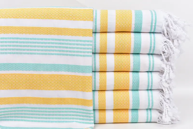 Bridesmaid Favors, Bachelorette Party Gifts For Bride, Summer Gift, Bridesmaid Gift, 70x36 Cotton Striped Towel, Bachelorette Party Gifts - 1