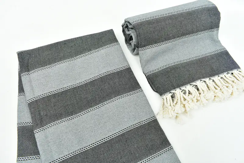 Personalized Beach Towel, Absorbent Turkish towel, Gym Towel, Home Decor Gifts, Luxury Beach Towel, 68x36 Cotton Striped Towel, Bridesmaid Favors - 7