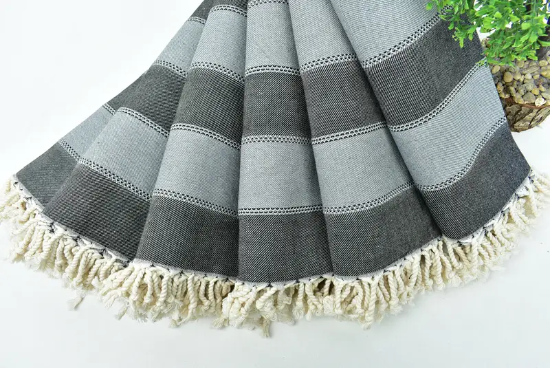 Personalized Beach Towel, Absorbent Turkish towel, Gym Towel, Home Decor Gifts, Luxury Beach Towel, 68x36 Cotton Striped Towel, Bridesmaid Favors - 4
