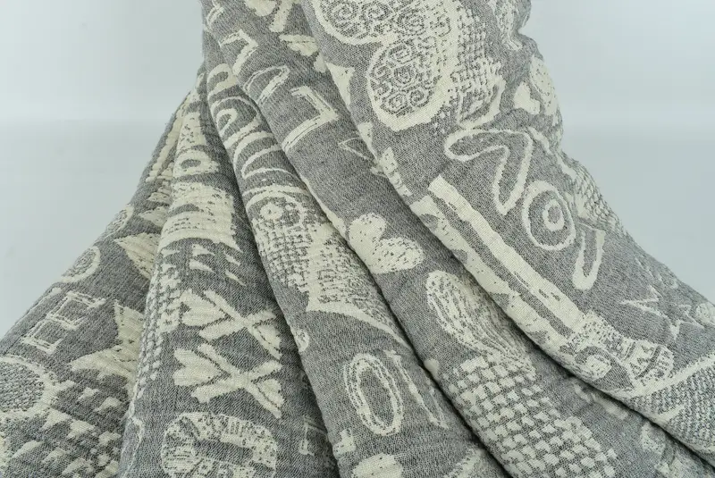 Bachelorette Party Favors, Monogram Blanket, 98x76 Cotton Love Design Towel, Custom Wedding Gift From Bridesmaid, Bridesmaid Gifts, Bachelor Gifts - 6