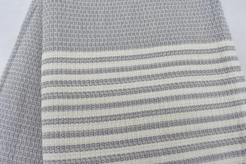 Organic Beach Towel, Turkish Towel USA, 68x40 Cotton Striped Towel, Valentines Day Gift For Her, Turkish towel, Bridesmaid Gift, Baby Boy Gift - 5