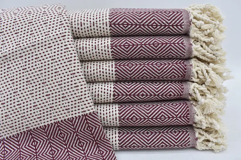 Valentines Day Gift For Him, 36x18 Cotton Diamond Towel, Bathroom Towels, Wedding Favors, Custom Hand Towel, Spa Towel, Wedding Anniversary Gift - 1