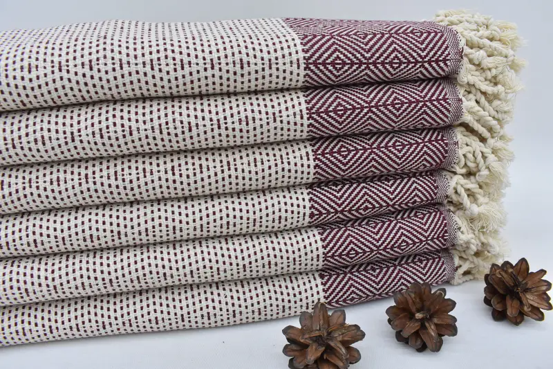 Valentines Day Gift For Him, 36x18 Cotton Diamond Towel, Bathroom Towels, Wedding Favors, Custom Hand Towel, Spa Towel, Wedding Anniversary Gift - 4