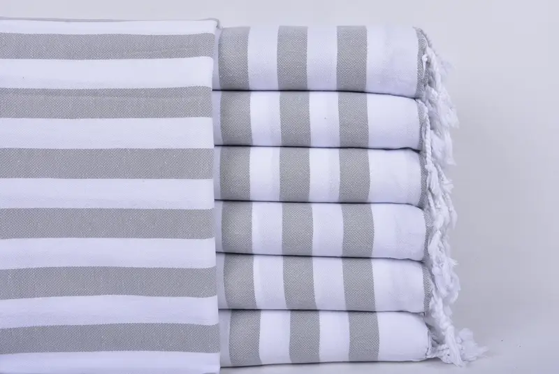Best spa Turkish towel for luxury home decor, Absorbent Turkish towel, Fouta towel, 68x36 Cotton Striped Towel, Halloween Gifts, Large Turkish Towel - 1