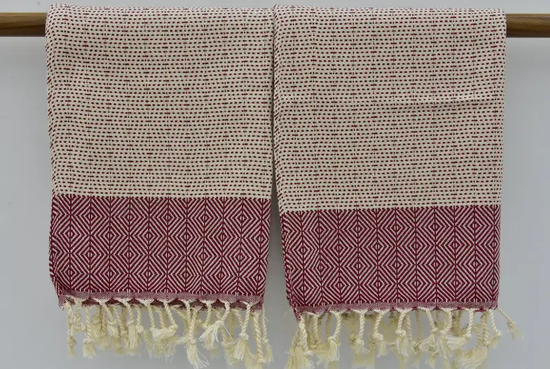 Gift For The Home Decor, Holiday Towel, 36x18 Cotton Diamond Towel, Monogrammed Hand Towel, Wedding Gift, Bachelorette Party Favors, Wedding Favors - 7