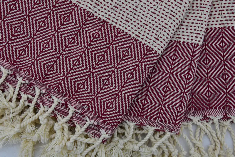 Gift For The Home Decor, Holiday Towel, 36x18 Cotton Diamond Towel, Monogrammed Hand Towel, Wedding Gift, Bachelorette Party Favors, Wedding Favors - 5