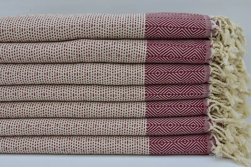 Gift For The Home Decor, Holiday Towel, 36x18 Cotton Diamond Towel, Monogrammed Hand Towel, Wedding Gift, Bachelorette Party Favors, Wedding Favors - 1