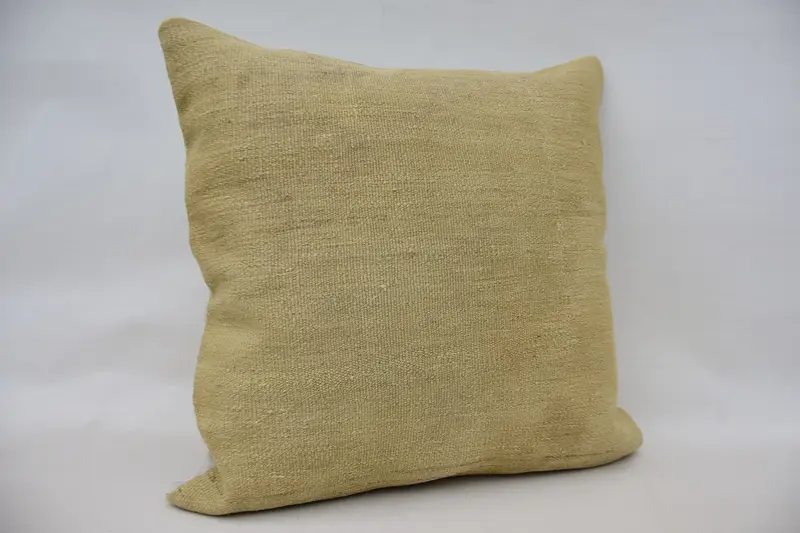 Home Decor Pillow, Outdoor Patio Pillow Sham, Cushion, Interior Designer Pillow, Kilim Cushion Sham, 28x28 Beige Pillow Case - 2