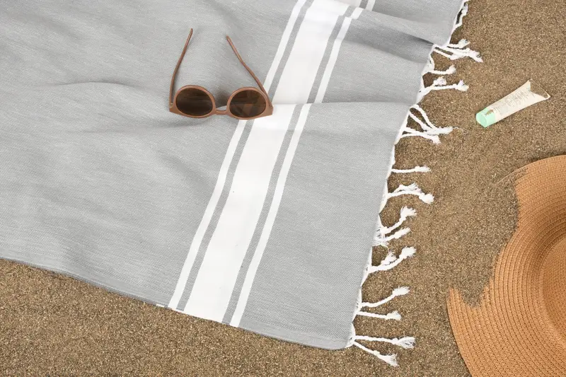 Soft organic Turkish peshtemal for luxury spa use, Spa Towel, Bridal Shower Gifts, Thin towel, Lightweight towel, Holiday Towel, Turkish Towel USA - 7