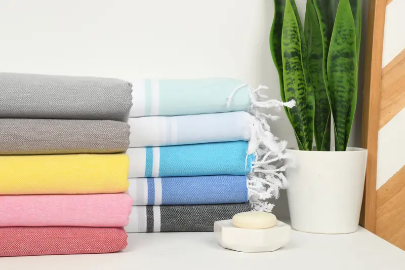 Soft organic Turkish peshtemal for luxury spa use, Spa Towel, Bridal Shower Gifts, Thin towel, Lightweight towel, Holiday Towel, Turkish Towel USA - 2