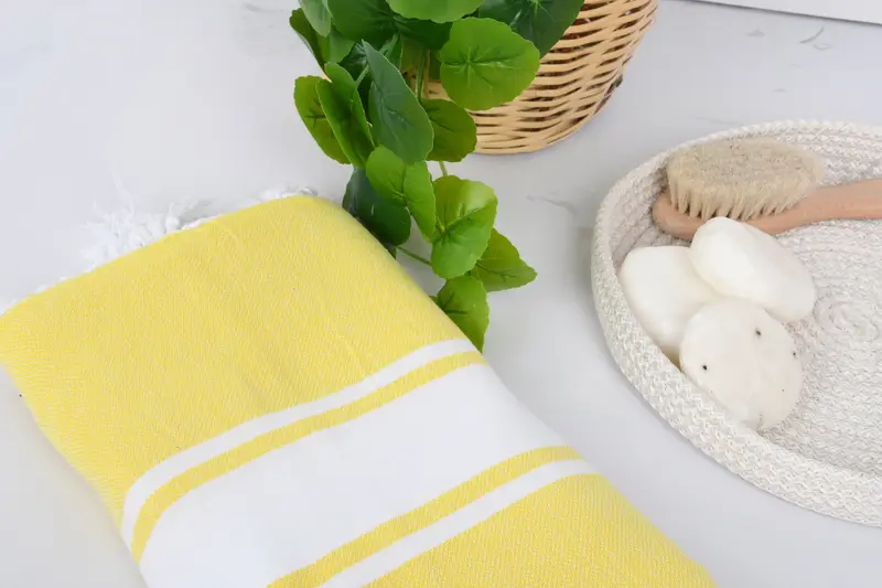 Soft organic Turkish peshtemal for luxury spa use, Spa Towel, Bridal Shower Gifts, Thin towel, Lightweight towel, Holiday Towel, Turkish Towel USA - 6