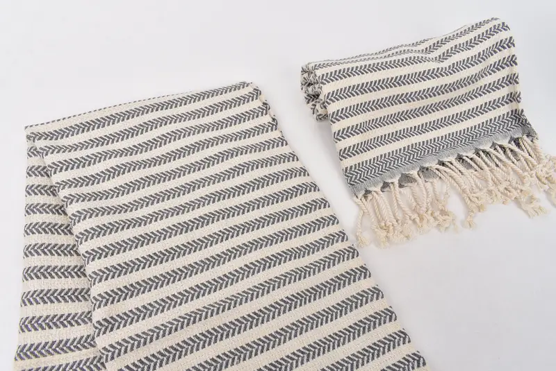 Personalized Hand Towel, Valentine Day Gift For Her, Wedding Gift, Turkish Hand Towel, Grandma Gift, Best Wedding Gift, 40x18 Cotton Chevron Towel - 7