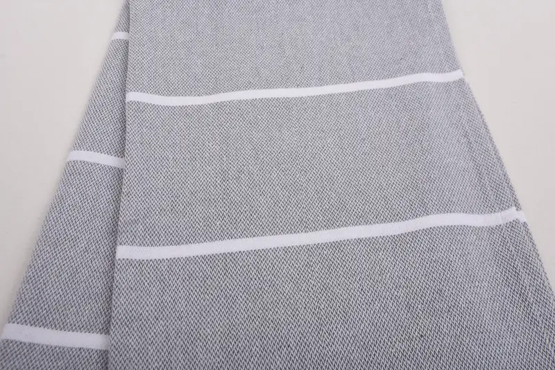 Personalized Gifts, Personalized Dish Towel, Turkish Towel Hand Towel, 38x18 Cotton Striped Towel, Bathroom Hand Towel, Gift For The Home Decor - 4