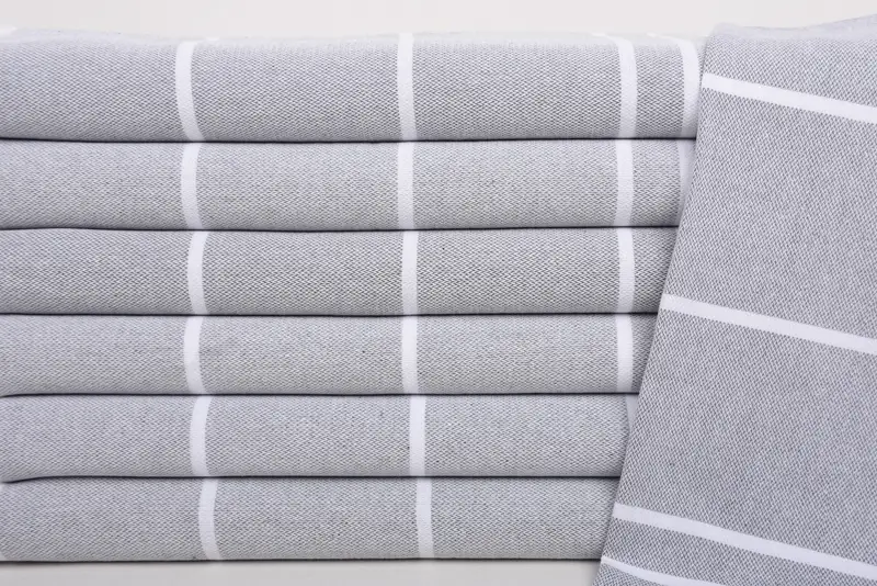 Personalized Gifts, Personalized Dish Towel, Turkish Towel Hand Towel, 38x18 Cotton Striped Towel, Bathroom Hand Towel, Gift For The Home Decor - 2