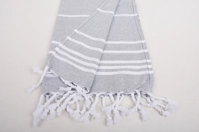 Personalized Gifts, Personalized Dish Towel, Turkish Towel Hand Towel, 38x18 Cotton Striped Towel, Bathroom Hand Towel, Gift For The Home Decor - 8