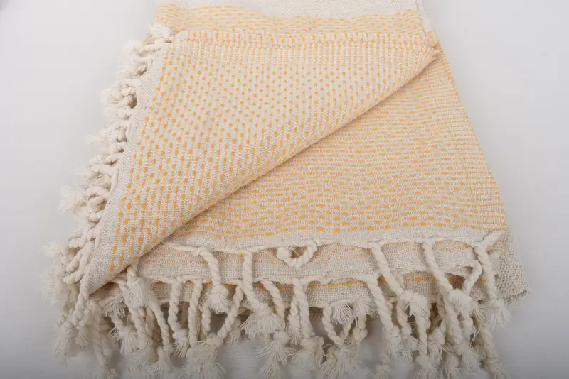 Monogram Blanket, Throw Blanket Couch, Bridal Shower Gift, 96x96 Cotton Polka Dot Towel, Best Wedding Gift, Employee Gifts, Oversized Beach Towel - 8