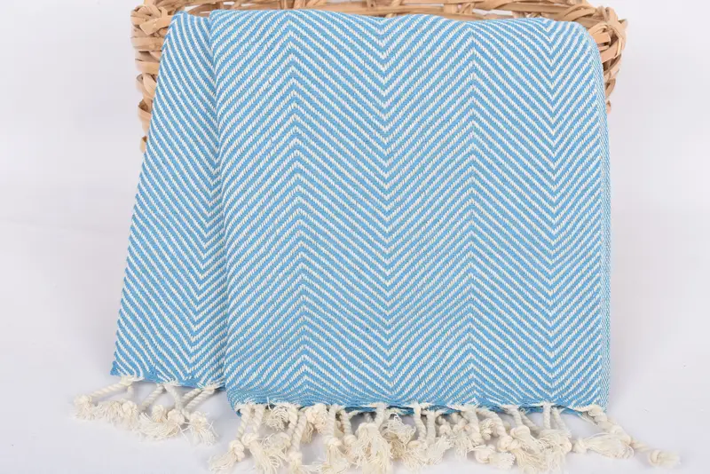 Monogram Kitchen Towel, Wedding Hand Made Gift, Handmade Gift, Turkish Hand Towel, Grandma Gift, Personalized Gift, 40x20 Cotton Herringbone Towel - 5