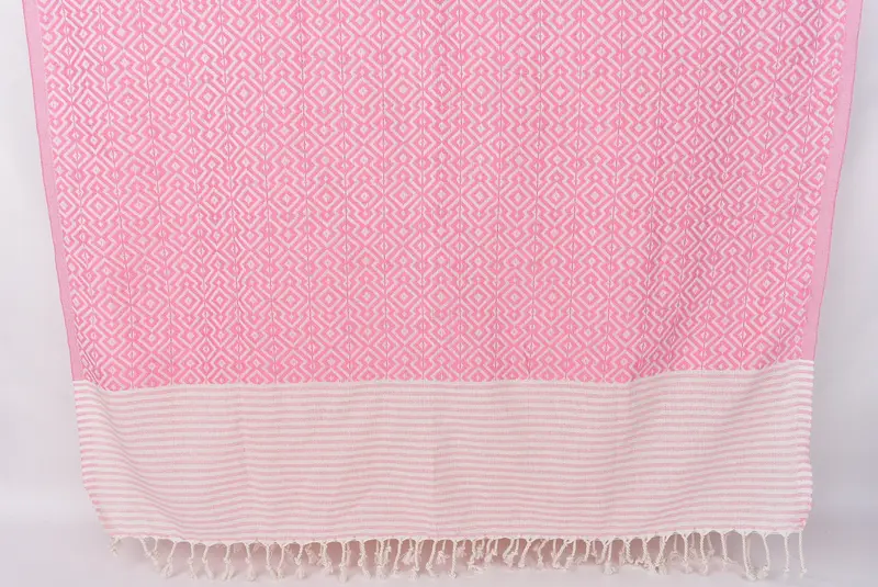 Personalized Gift For Him, Gift For Her, 76x38 Cotton Diamond Towel, Beach Size Towel, Guest Towel, Travel Towel, Beach towel, Handmade Gift - 8