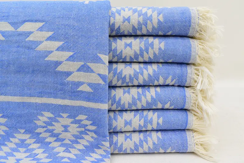 Organic Tea Towel, Personalized Hand Towel, Turkish Towel Monogram, Gift For Mom, Personalized Gifts, Turkish Hand Towel, 40x18 Cotton Kilim Towel - 1