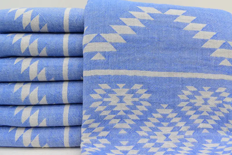 Organic Tea Towel, Personalized Hand Towel, Turkish Towel Monogram, Gift For Mom, Personalized Gifts, Turkish Hand Towel, 40x18 Cotton Kilim Towel - 2