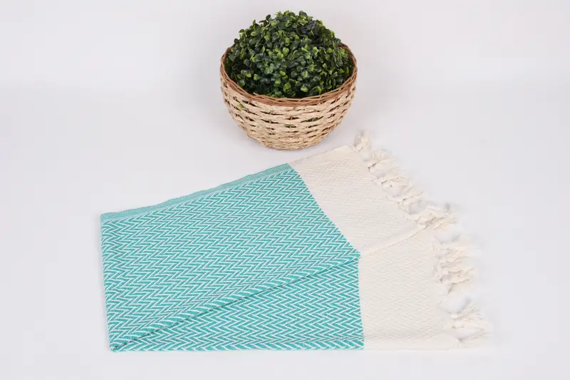 Personalized Gifts, Spa Towel, Wedding Shower Gift, Bridesmaid Towel, Personalized Hand Towel, Personalized Gift, 34x18 Cotton Zigzag Design Towel - 4