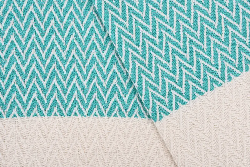Personalized Gifts, Spa Towel, Wedding Shower Gift, Bridesmaid Towel, Personalized Hand Towel, Personalized Gift, 34x18 Cotton Zigzag Design Towel - 5