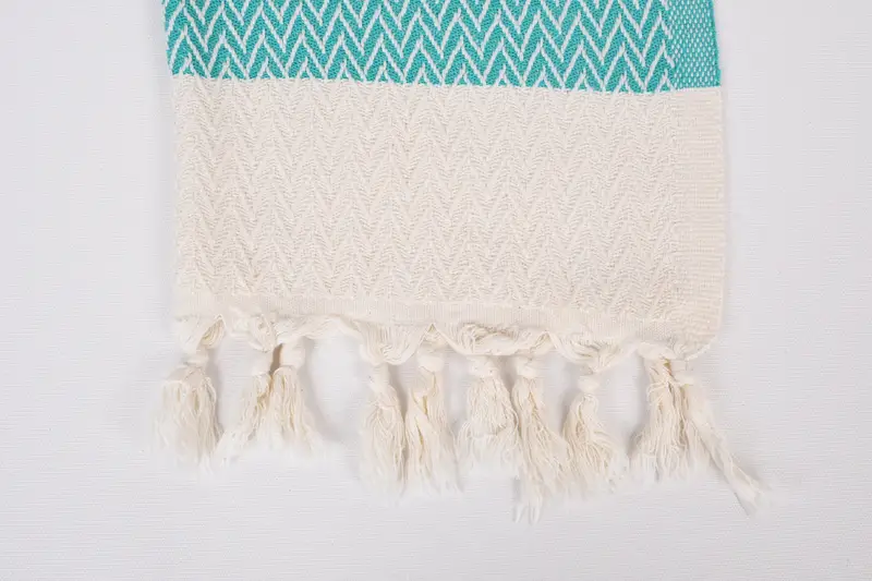 Personalized Gifts, Spa Towel, Wedding Shower Gift, Bridesmaid Towel, Personalized Hand Towel, Personalized Gift, 34x18 Cotton Zigzag Design Towel - 3
