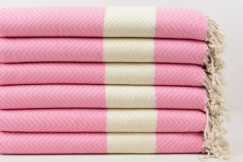 Regalo personalizado para él, regalos de soltera de soltera de damas de honor, regalo de inauguración de la casa, toalla con nombre, toalla de zig zag de algodón 70x40, Peshtemal de secado rápido - 3