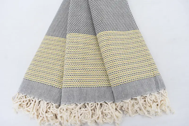 Lightweight Turkish towel, Travel towel, 70x40 Cotton Geometric Towel, Summer Towel, Monogrammed Beach Towel, Friends Beach Towel, Engagement Gift - 3