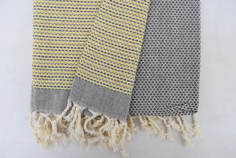 Lightweight Turkish towel, Travel towel, 70x40 Cotton Geometric Towel, Summer Towel, Monogrammed Beach Towel, Friends Beach Towel, Engagement Gift - 4