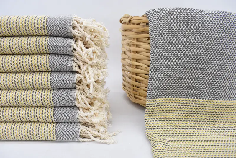 Lightweight Turkish towel, Travel towel, 70x40 Cotton Geometric Towel, Summer Towel, Monogrammed Beach Towel, Friends Beach Towel, Engagement Gift - 2