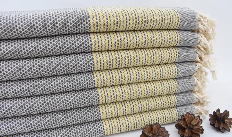 Lightweight Turkish towel, Travel towel, 70x40 Cotton Geometric Towel, Summer Towel, Monogrammed Beach Towel, Friends Beach Towel, Engagement Gift - 1