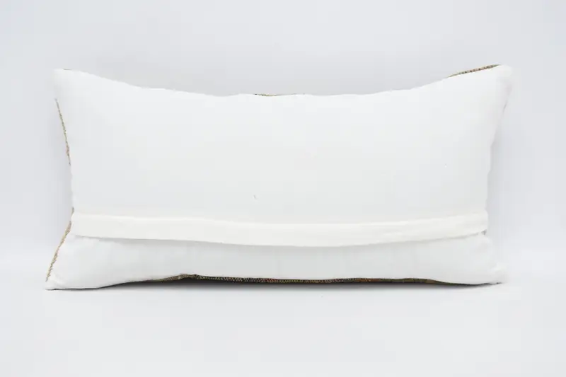 Cushion Cover, 12x24 Beige Pillow Sham, Vintage Pillow, Antique Pillows, Handwoven Pillow Cover Cushion Case, Cozy Throw Cushion, Pillow for Sofa - 6