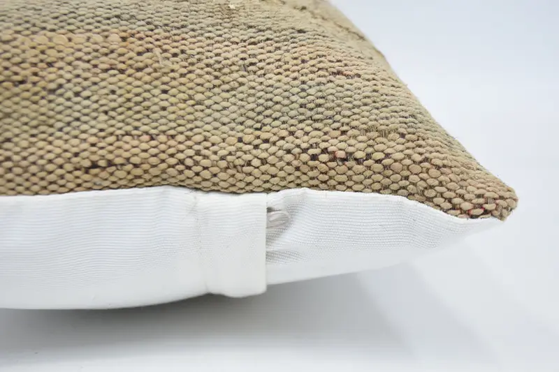 Cushion Cover, 12x24 Beige Pillow Sham, Vintage Pillow, Antique Pillows, Handwoven Pillow Cover Cushion Case, Cozy Throw Cushion, Pillow for Sofa - 5