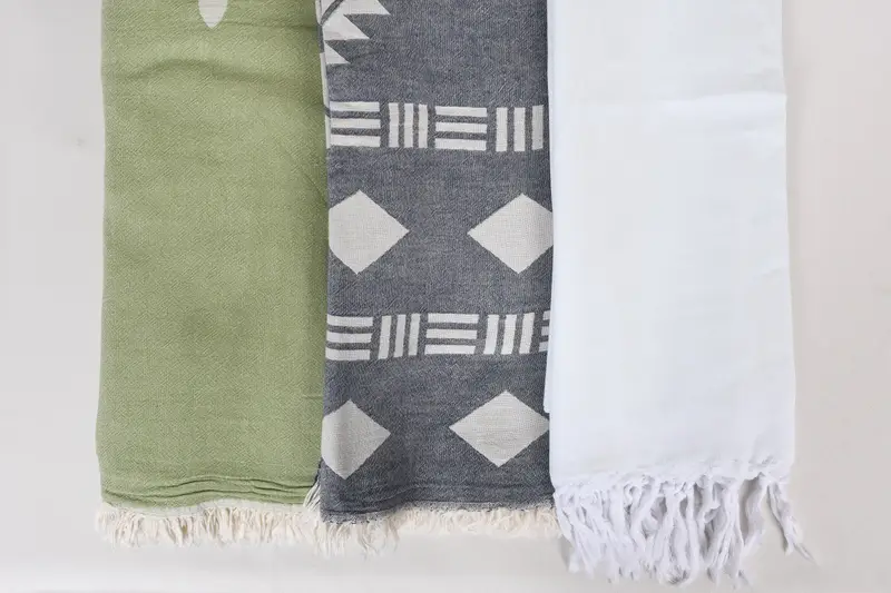 Woven Blanket, Bachelorette Large Towel, Personalized Gift For Her, Throw Blanket, Tablecloth, 80x60 Cotton Set of 5 Towel, Turkish Cotton Blanket - 8