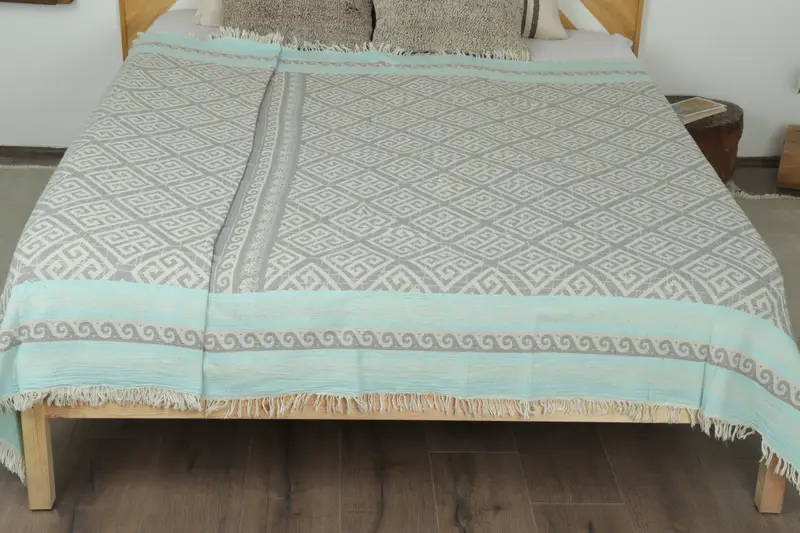 Bachelorette Large Towel, Woven Blanket, Bedspread, 70x56 Cotton Diamond Towel, Bachelor Gift, Boho Throw Blankets, Aesthetic Blanket - 8