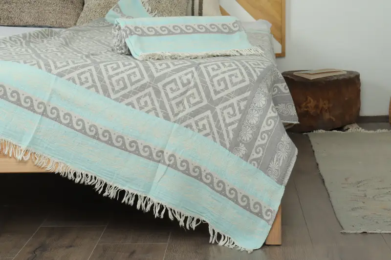 Bachelorette Large Towel, Woven Blanket, Bedspread, 70x56 Cotton Diamond Towel, Bachelor Gift, Boho Throw Blankets, Aesthetic Blanket - 7