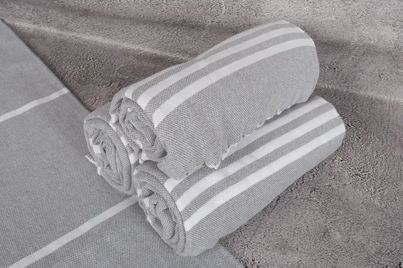 Monogram Beach Towel, Valentines Day Gift, 70x40 Cotton Striped Towel, Turkish Towel Monogram, Beach towel, Custom Name Towel, Turkish hand towel - 7