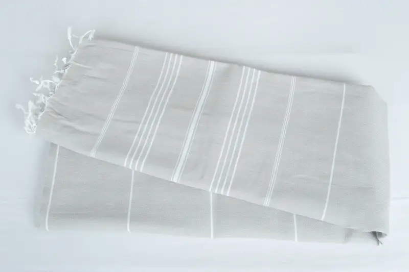 96x80 Cotton Striped Towel, Decorative Bedspread, Custom Wedding Gift From Bridesmaid, Couch Cover, Wedding Favors, Decorative Blanket, Tablecloth - 6